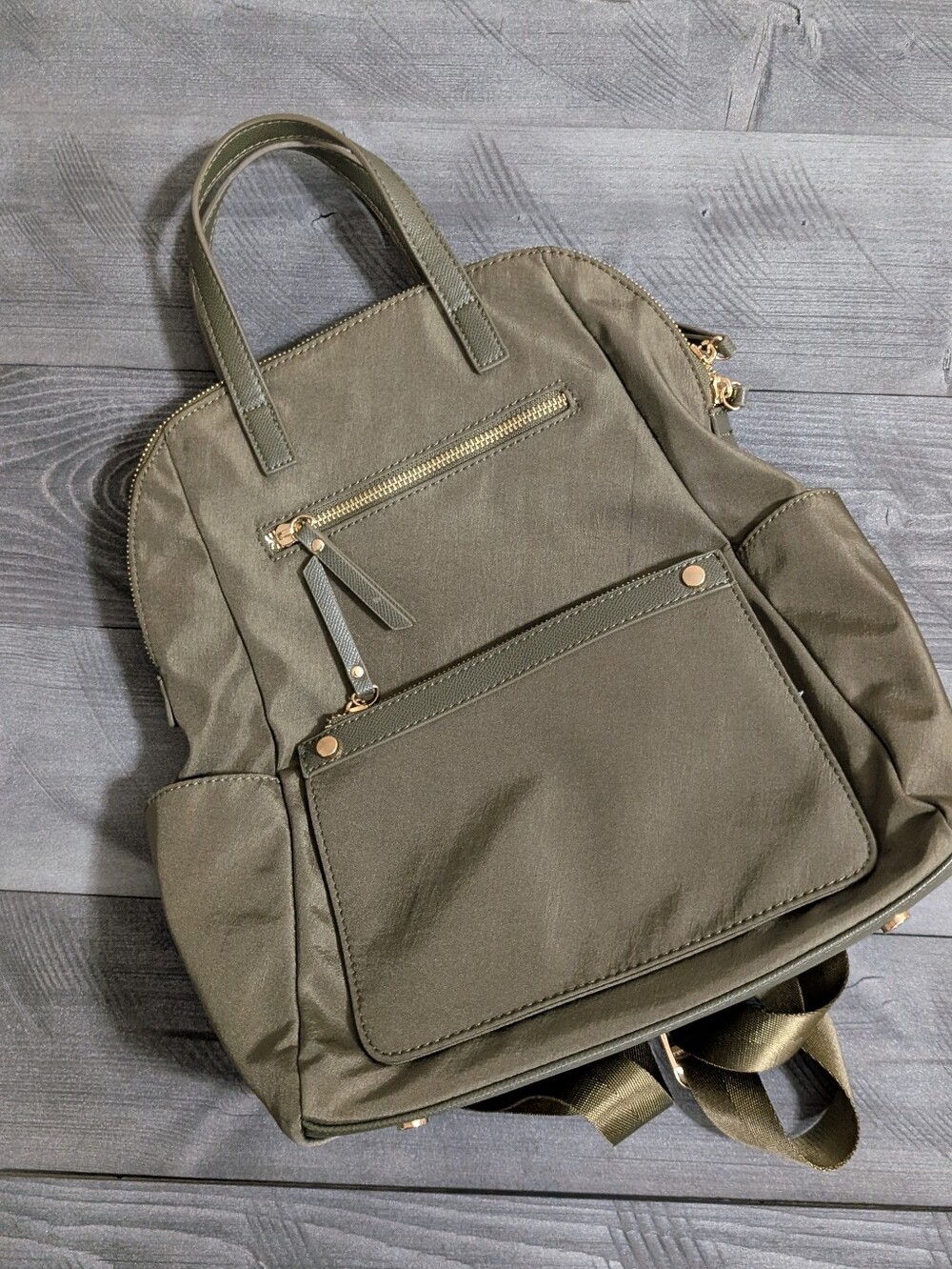 Madison West Olive Green Women’s Backpack